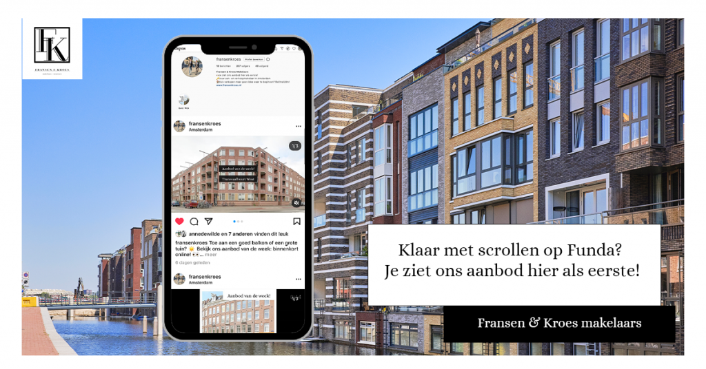 Ons aanbod zien voor het op Funda staat? Volg ons!